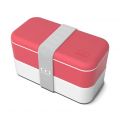 MONBENTO Original Collection koralowo-biały - bento lunchbox (edycja limitowana)