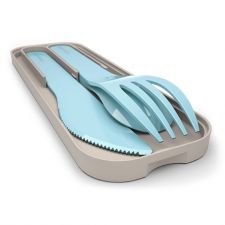 MONBENTO Pocket - sztućce biodegradowalne Iceberg