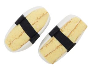 Skarpetki sushi - nigiri z jajkiem