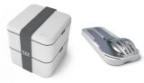 Zestaw Monbento Square + sztućce stalowe Monbento
