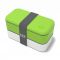 MONBENTO Original Collection - lunchbox w kolorze biało-zielonym