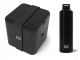Zestaw czarny: Lunchbox Monbento Square + termos