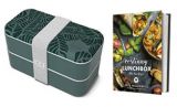 Zestaw WEGE: Lunchbox Monbento Original Jungle + książka Roślinny lunchbox dla każdego
