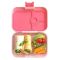 Szczelny lunchbox dla dzieci z 4 przegródkami - Yumbox Panino Gramercy Pink