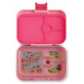 Lunchbox dla dzieci z 4 przegródkami - Yumbox Panino Gramercy Pink