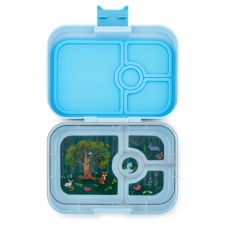 Lunchbox dla dzieci z 4 przegródkami - Yumbox Panino Luna Blue